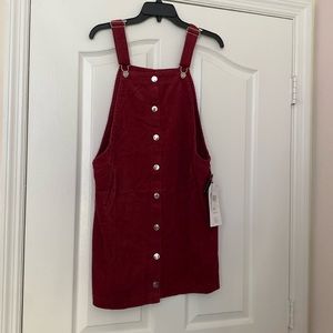 D-24 Re generation Corduroy Burgundy  jumper NWT sz S